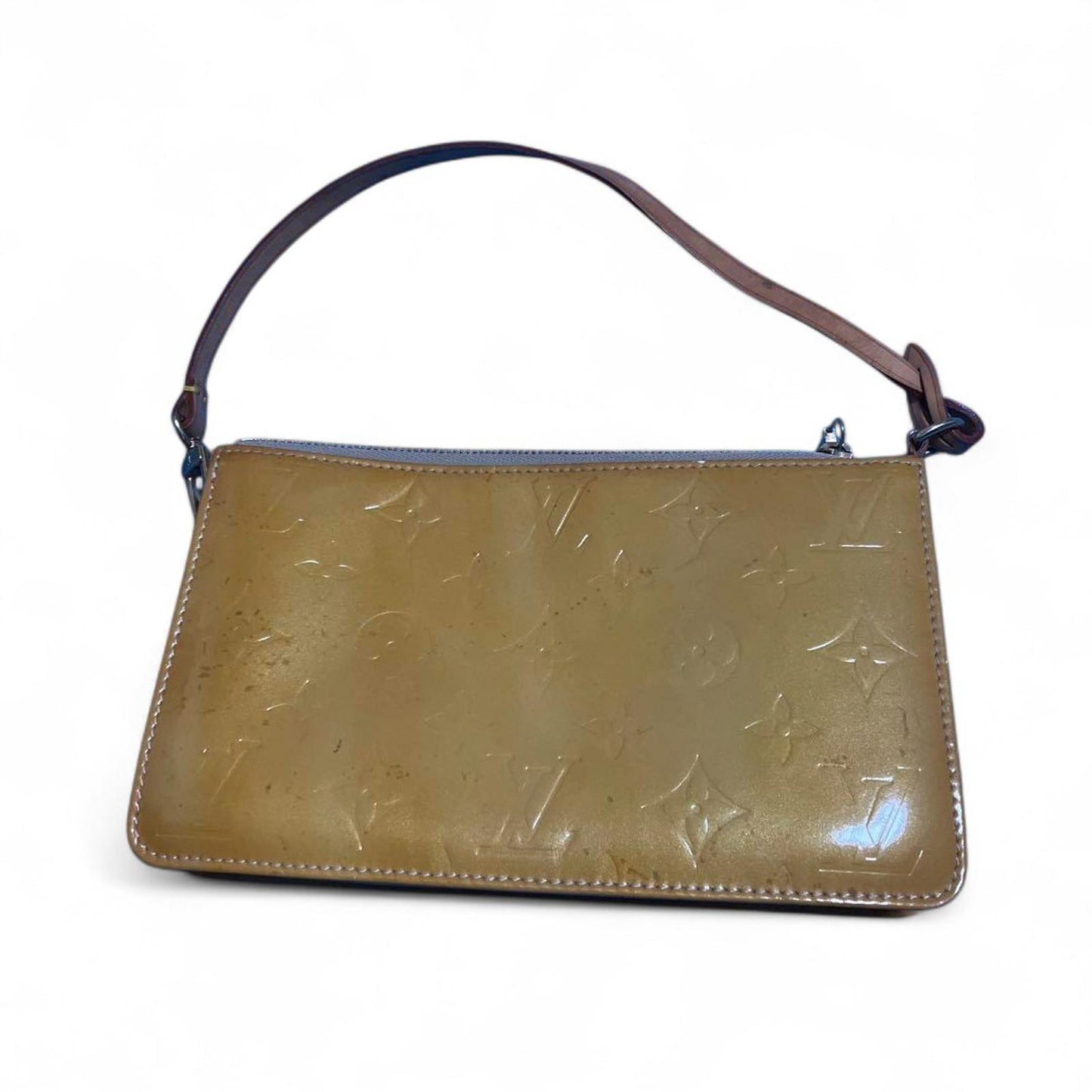 Louis Vuitton - Yellow Monogram Vernis Leather Shoulder Bag