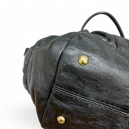 Prada - Black Leather Shoulder Bag