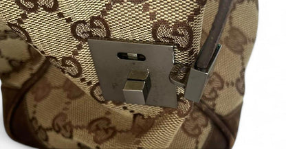 Gucci - Monogram Canvas Shoulder Bag Boston