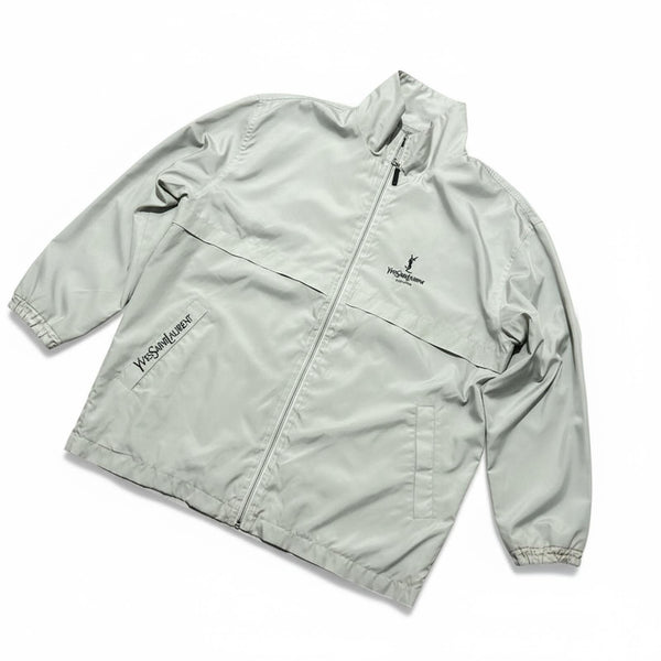 Yves Saint Laurent - L Light Grey Windbreaker Jacket