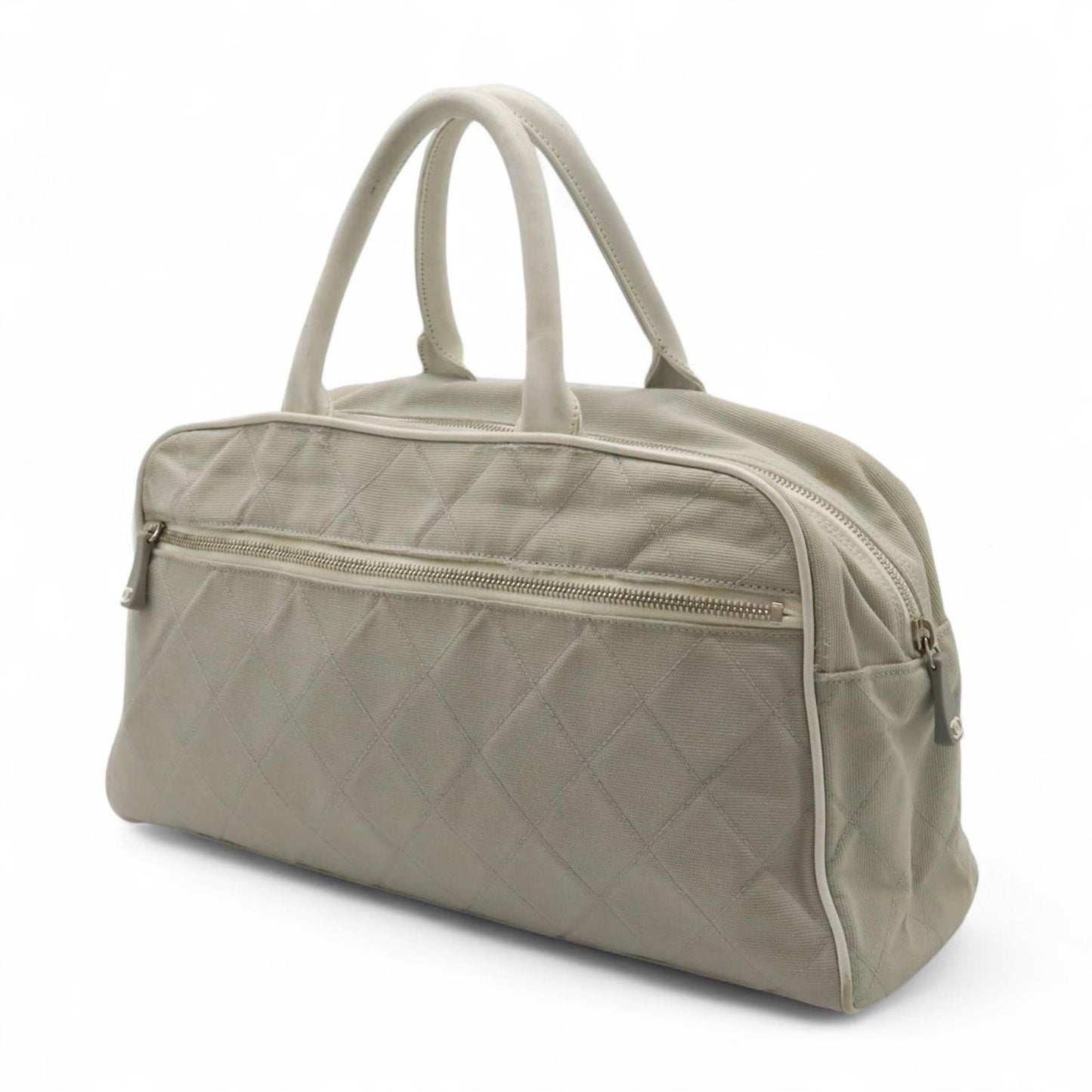 Chanel - Quilted Leather Handbag Boston CC