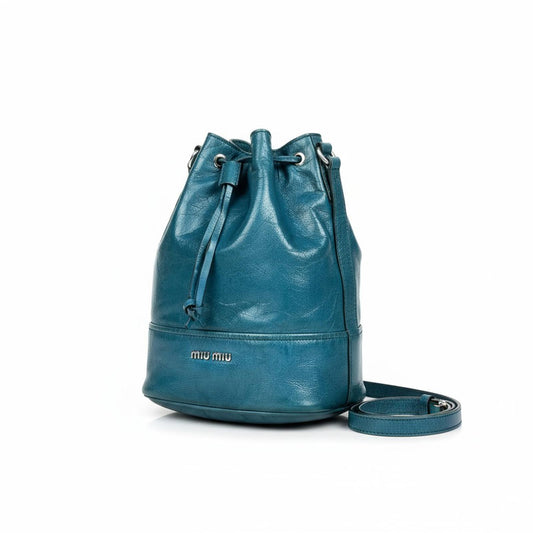 Miu Miu - Bucket Leather Shoulder Bag