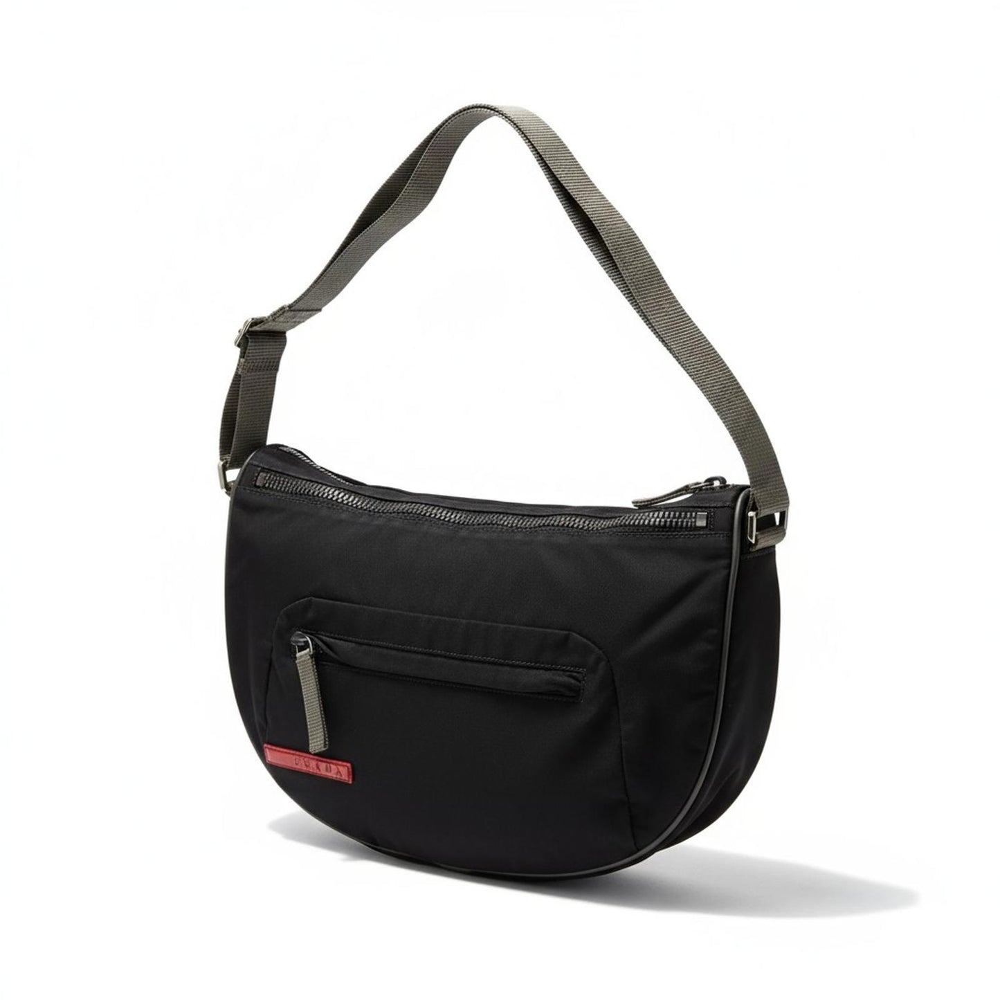 Prada Sport - Black Nylon Shoulder Bag Linea Rossa