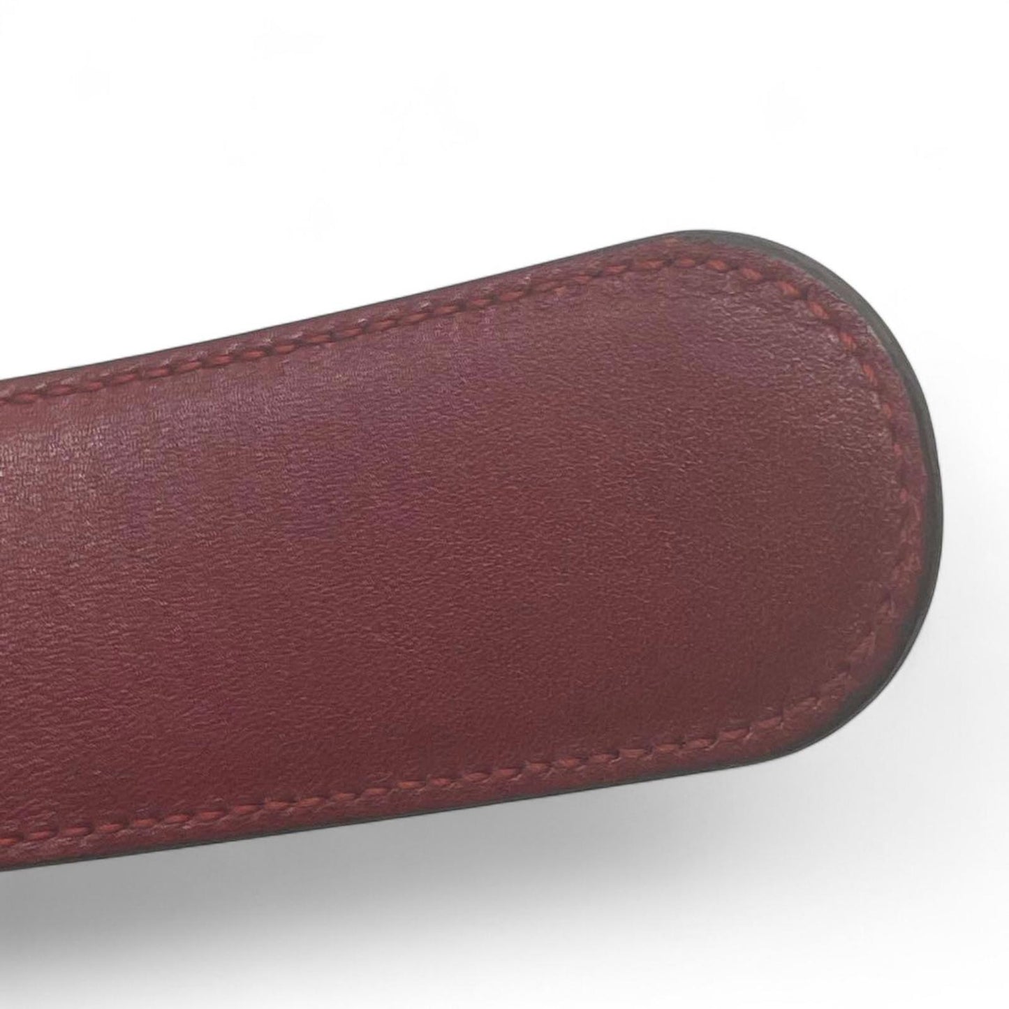 Gucci - Red Patent Leather Belt Gold Heart Buckle