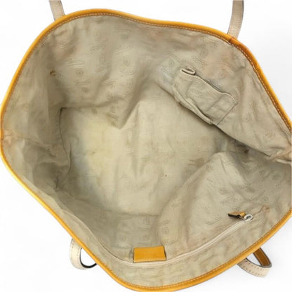 Gucci - Beige and Yellow GG Canvas Tote Bag