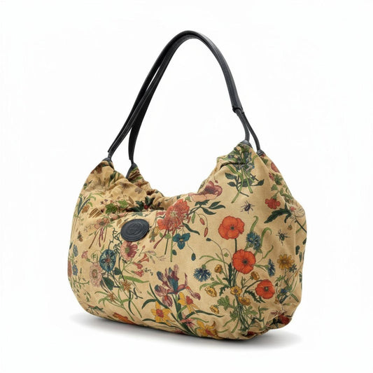 Gucci - Floral Print Hobo Shoulder Bag
