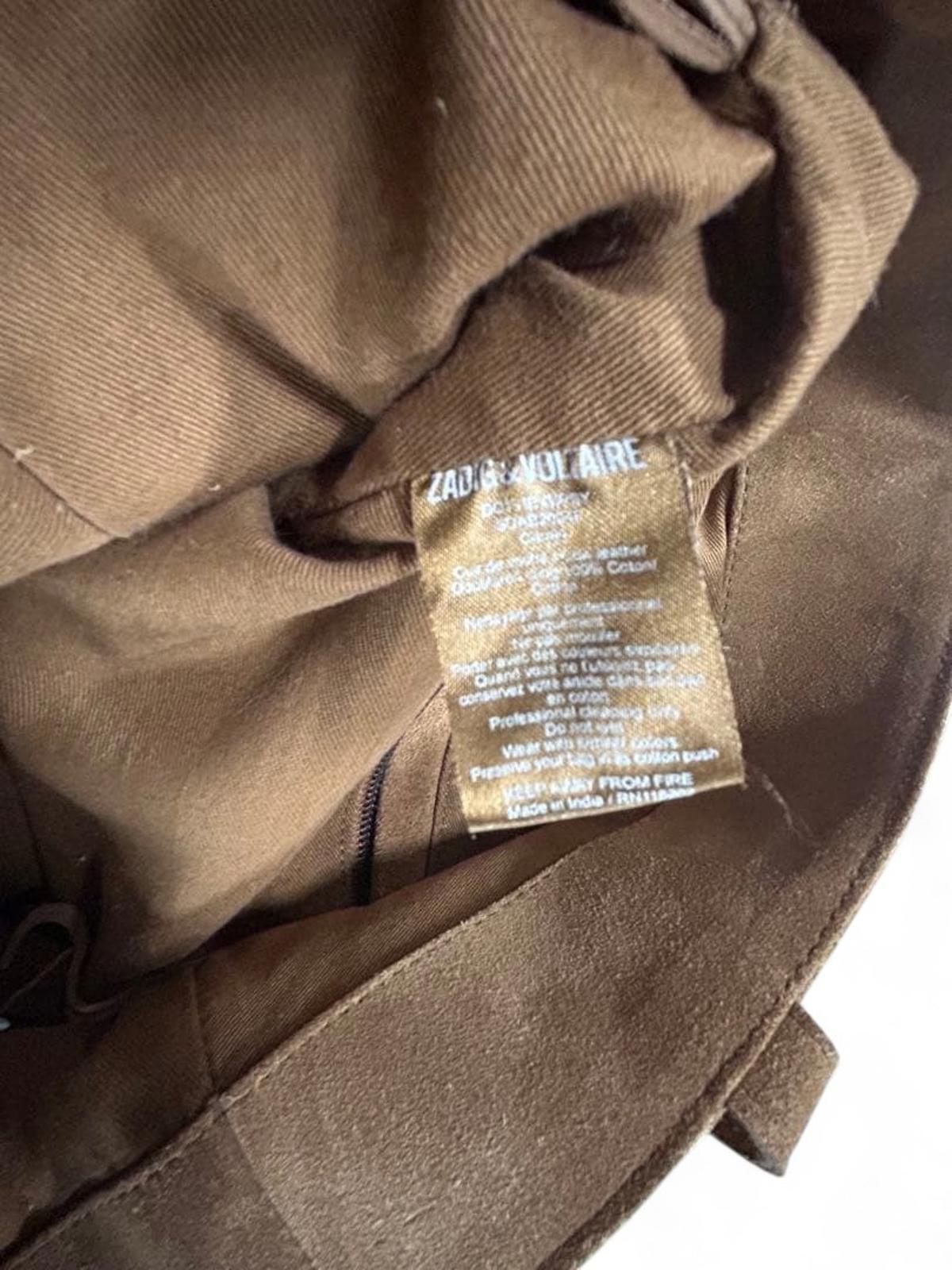 Zadig & Voltaire - Brown Suede Fringe Tote Bag