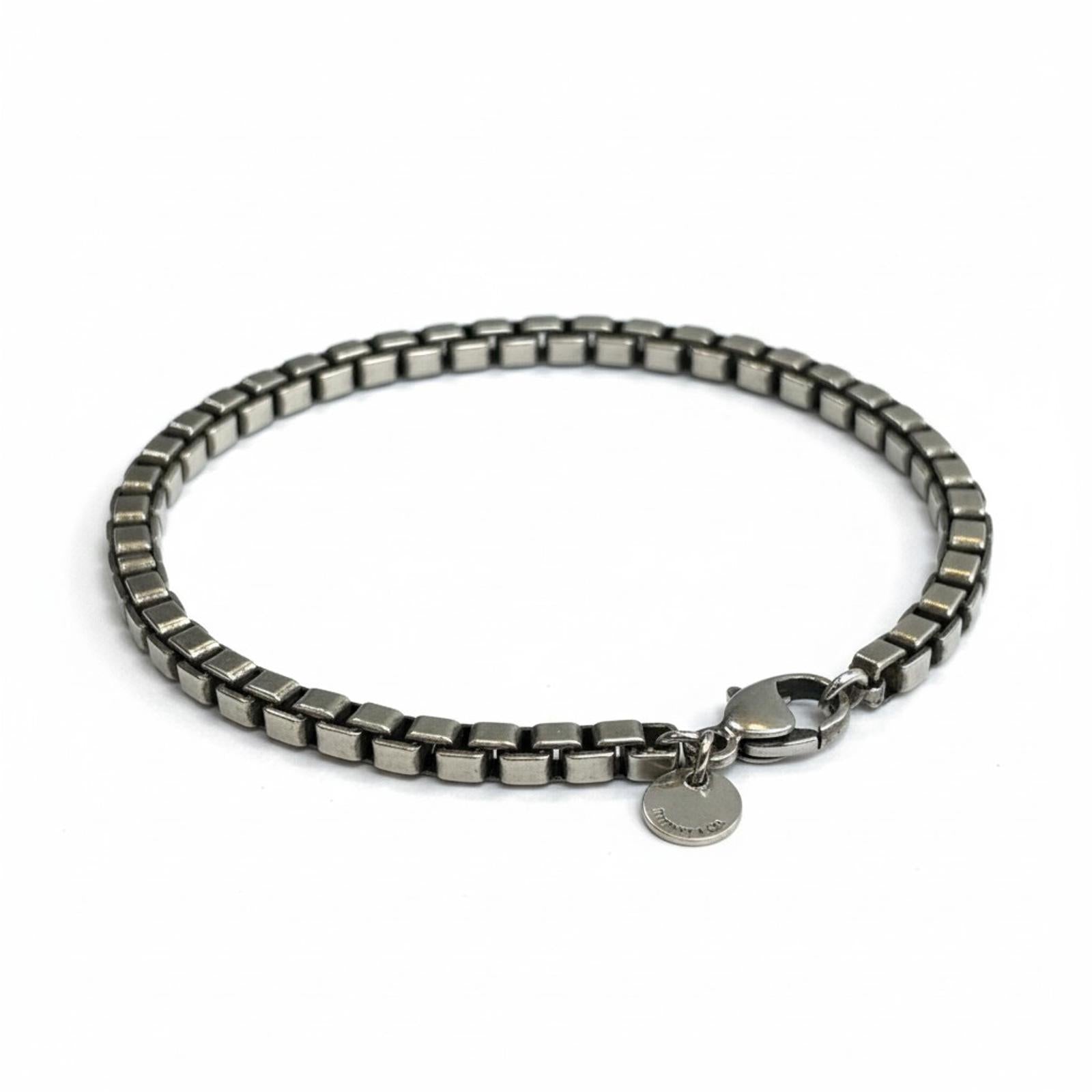 Tiffany & Co. - Box Chain Silver Bracelet
