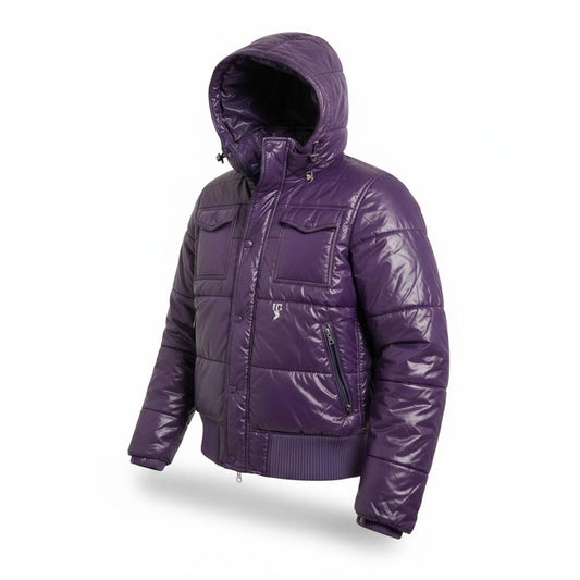 Hysteric Glamour - Purple Puffer Winter Jacket