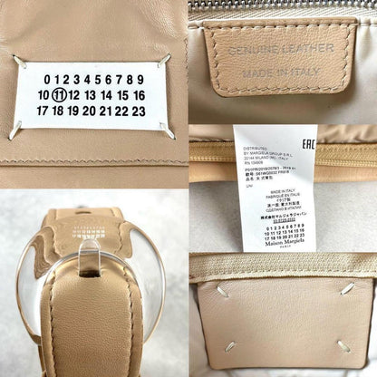 Maison Margiela - Beige Glam Slam 2Way Padded Leather Shoulder Bag