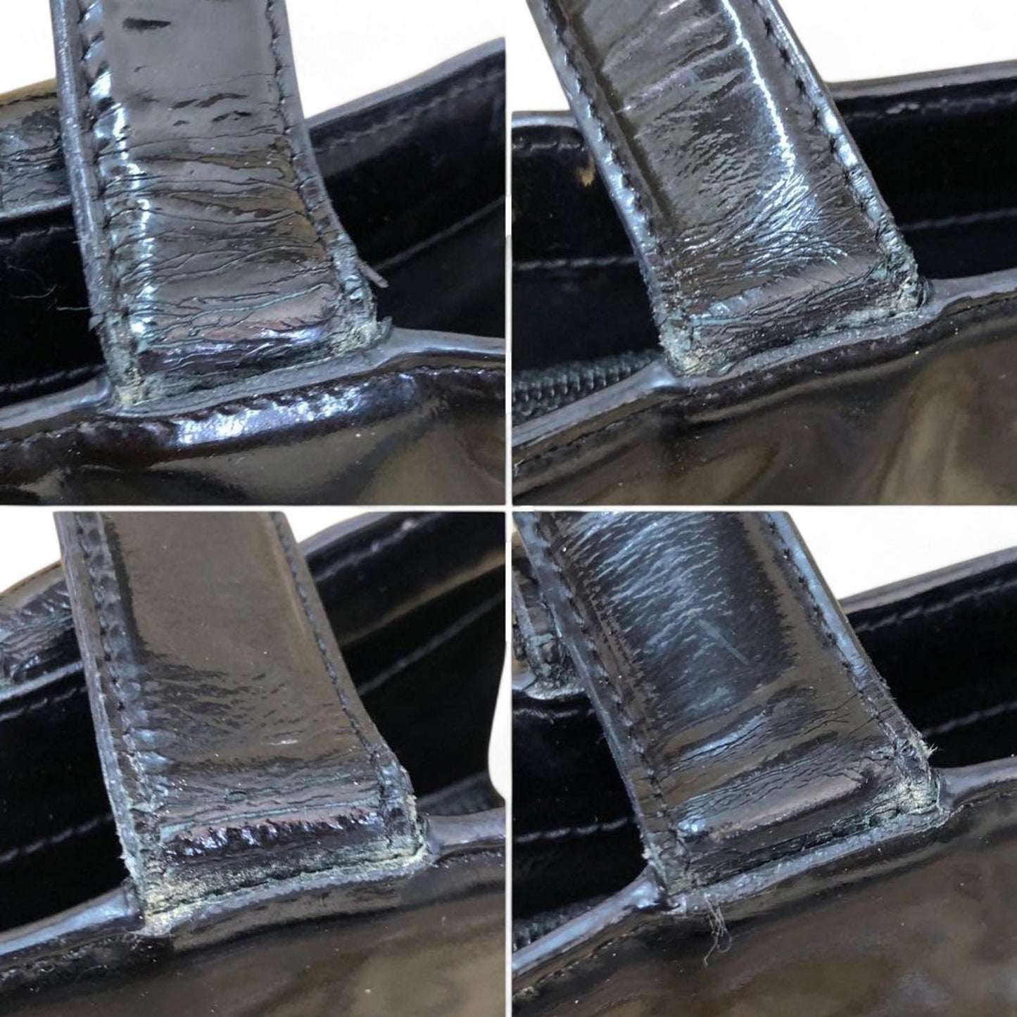 Chanel - Black Patent Leather Tote Bag