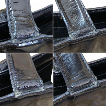 Chanel - Black Patent Leather Tote Bag