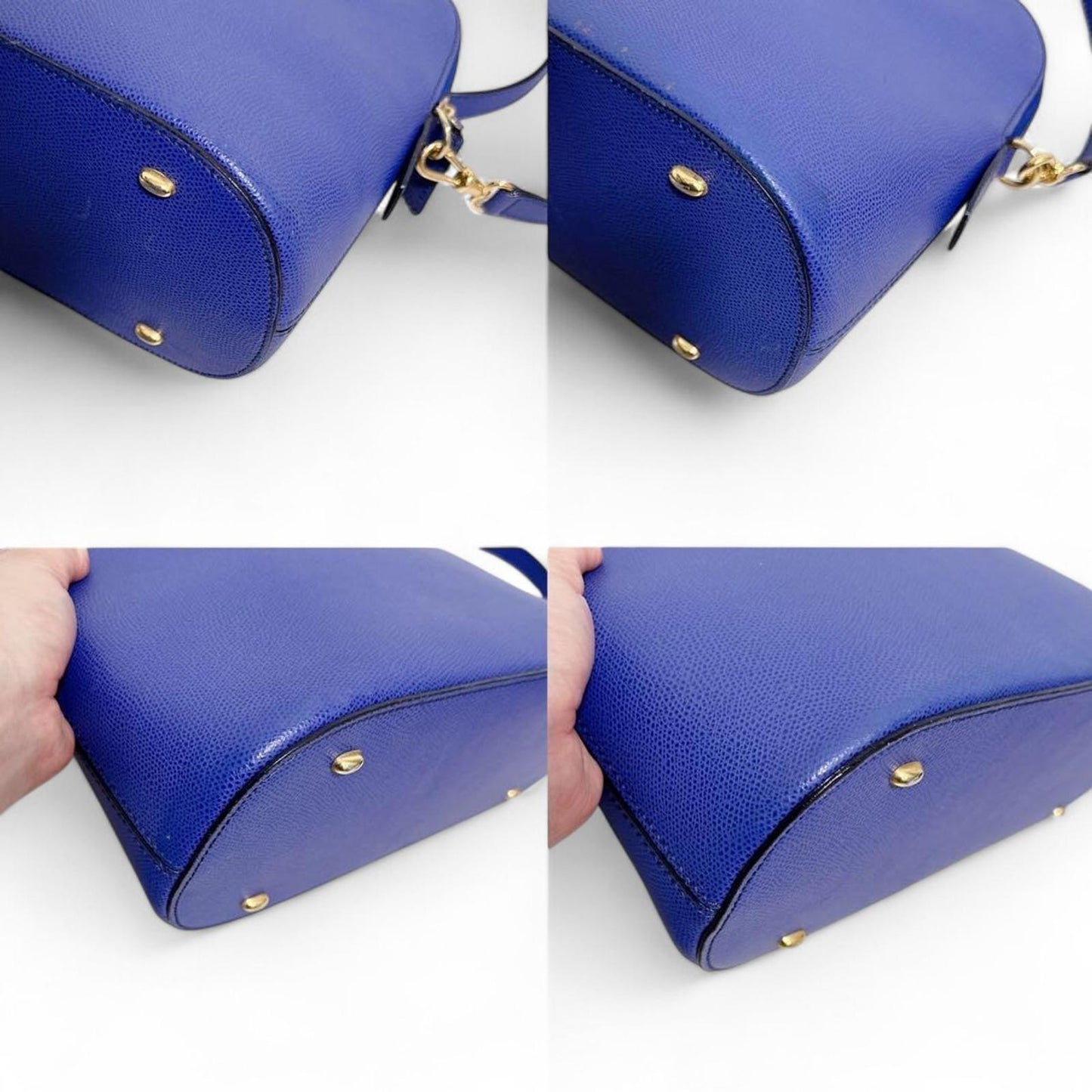 Celine - Blue Leather Women's Satchel Bag