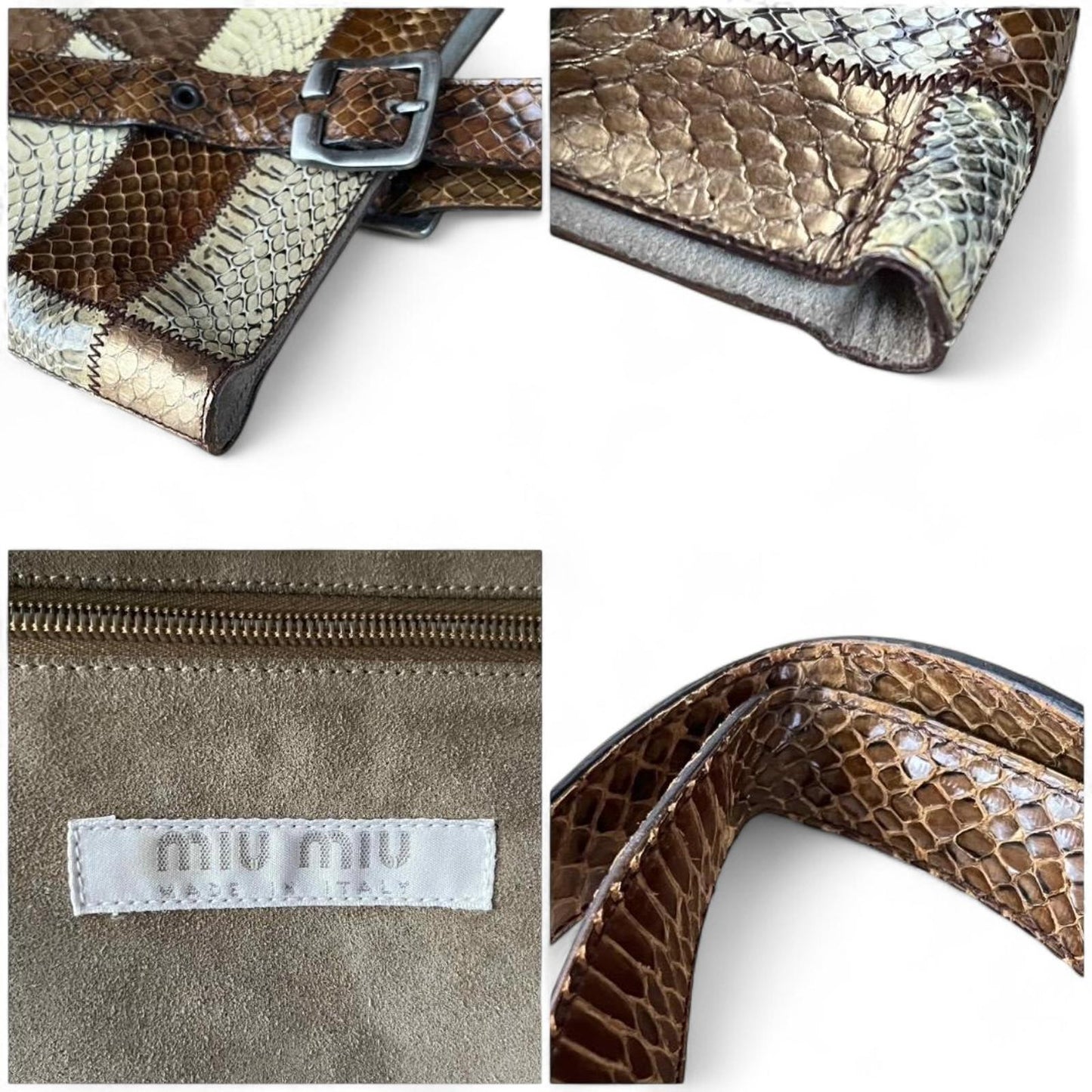 Miu Miu - Patchwork Leather Tote Bag