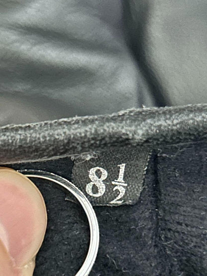 Prada - Black Leather Ice Hockey Protective Gloves