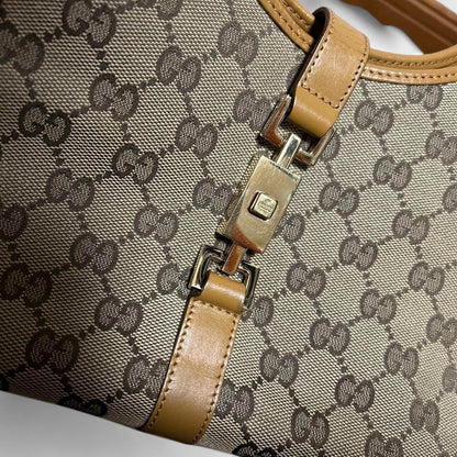 Gucci - Jackie Canvas Shoulder Bag