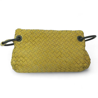 Bottega Veneta - Intrecciato Yellow Shoulder Bag Leather