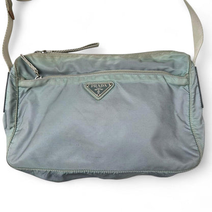 Prada - Shoulder Bag Light Grey Nylon