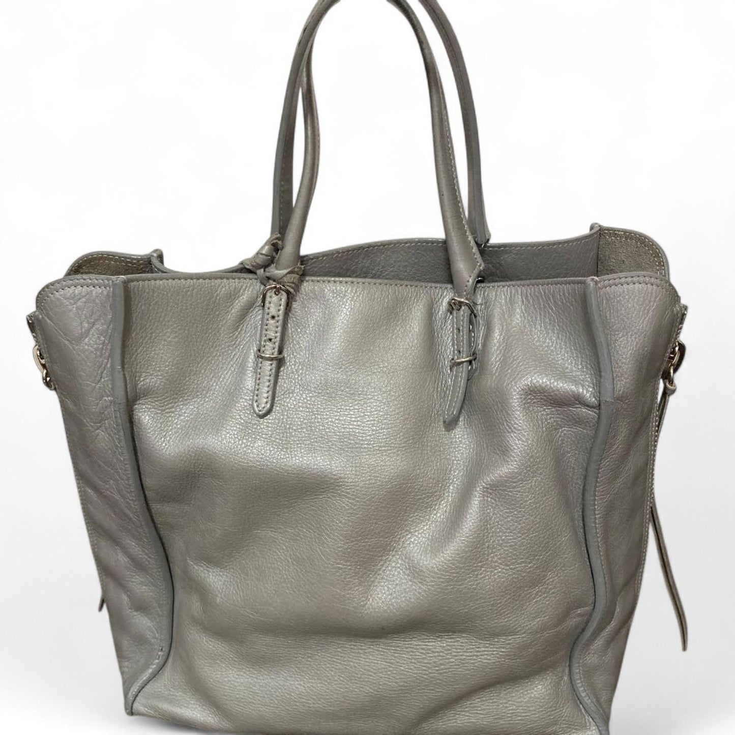 Balenciaga - Classic Silver Leather Tote Bag