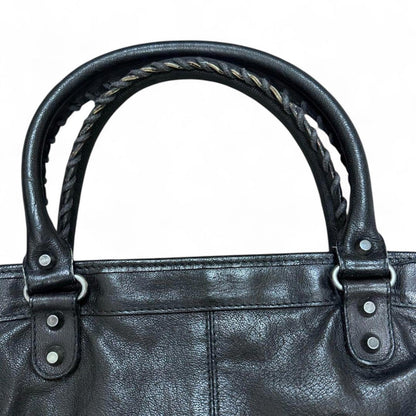 Balenciaga - Black Leather Handbag