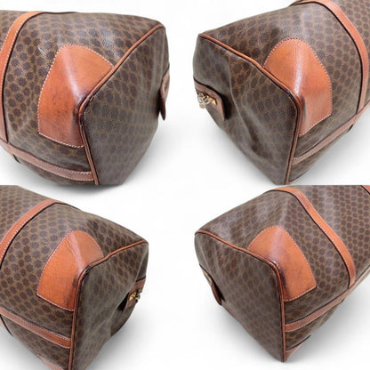 Celine - Vintage Brown Monogram Travel Boston Bag