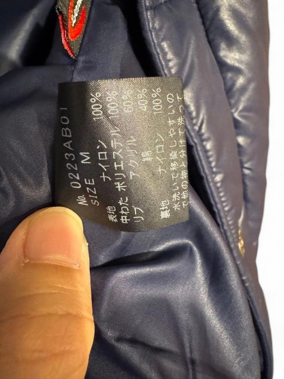 Hysteric Glamour - Men's Navy Blue Puffer Jacket with Hood