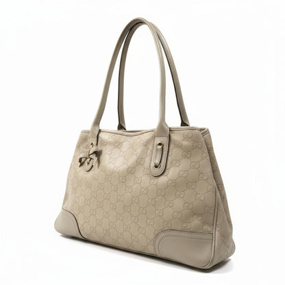 Gucci - Beige Monogram GG Canvas Tote Bag