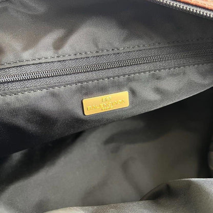 Balenciaga - BB Croco Mini Boston Handbag