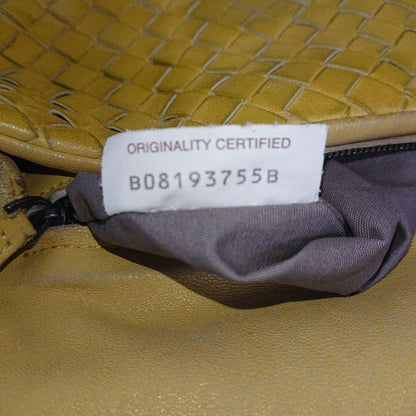 Bottega Veneta - Intrecciato Yellow Shoulder Bag Leather