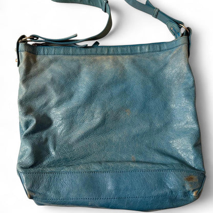 Balenciaga - Blue Leather Shoulder Bag
