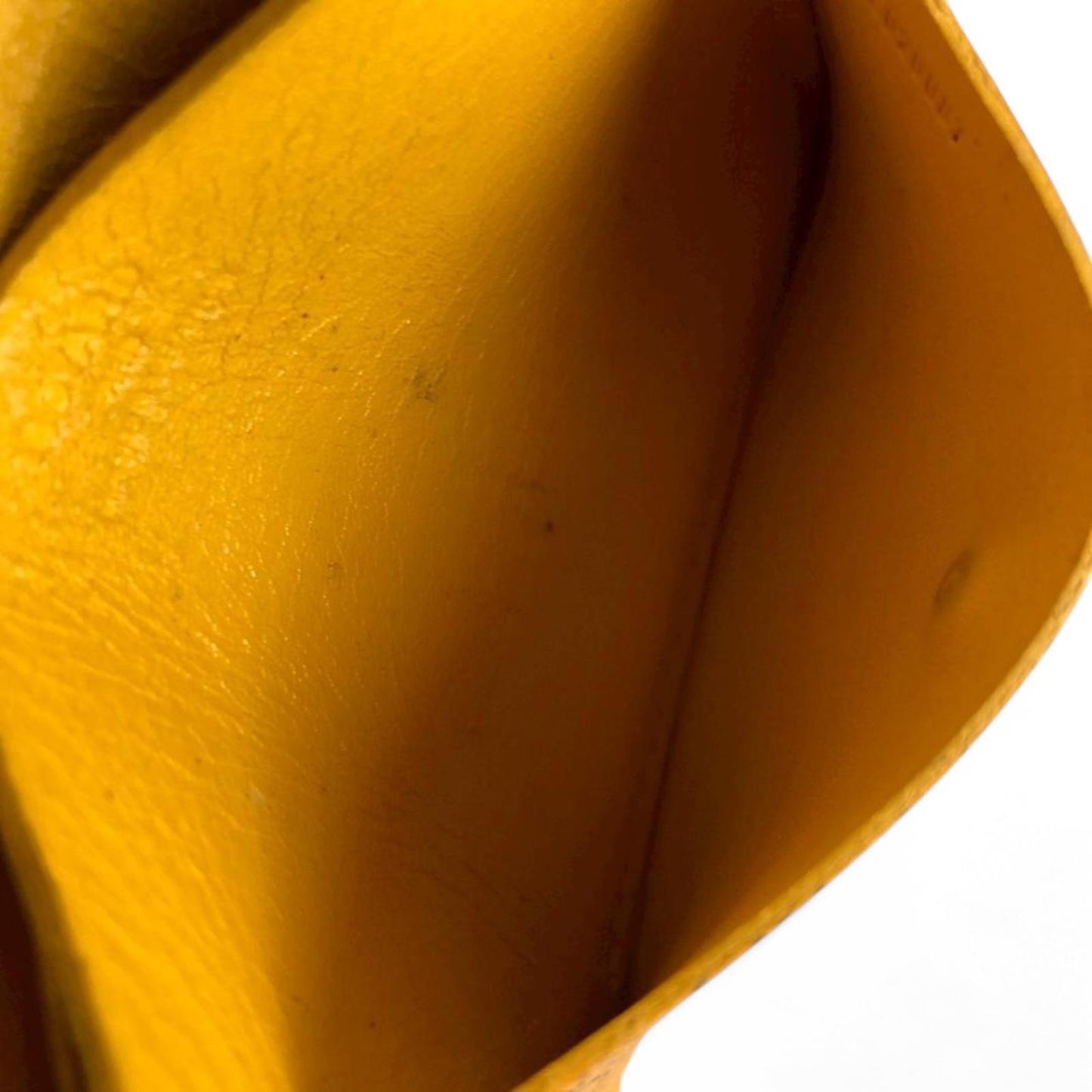 Goyard - Yellow Patterned Leather Wallet