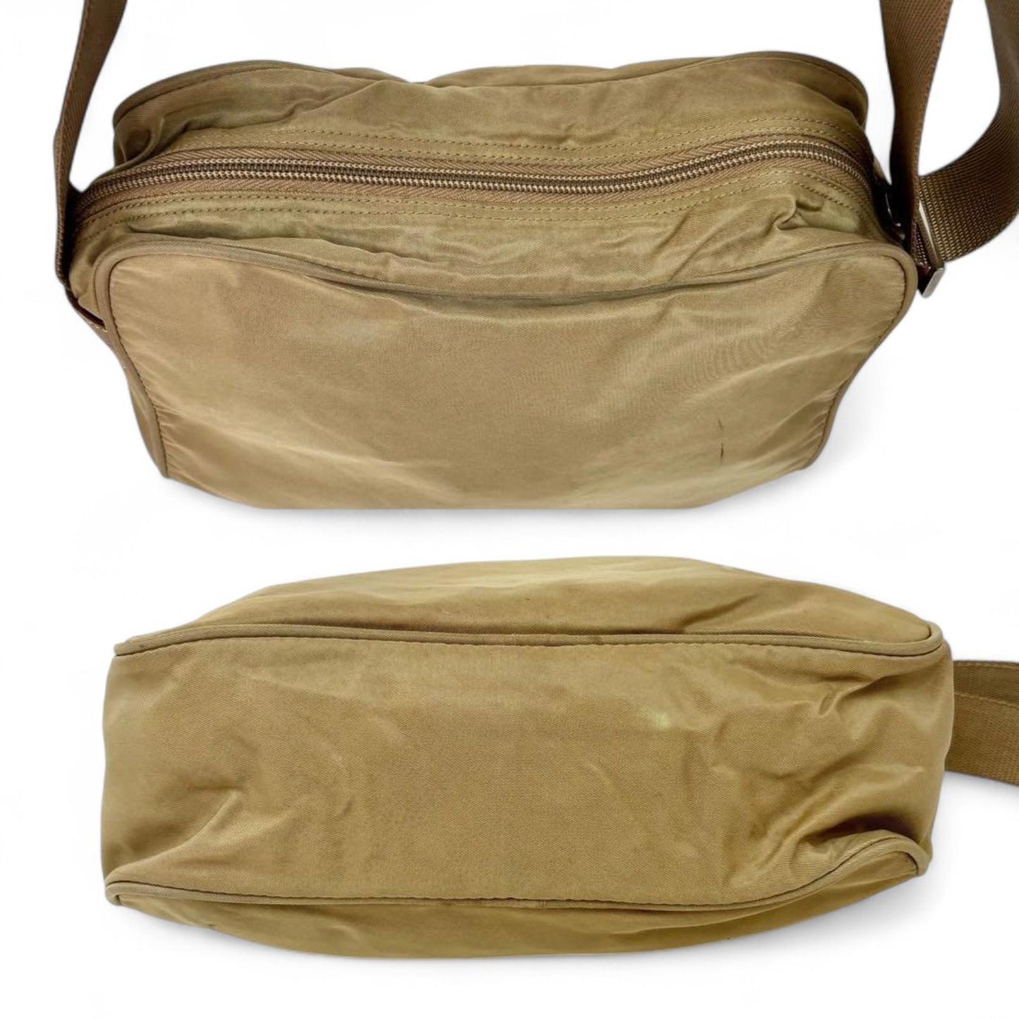 Prada - Satchel Crossbody Beige Shoulder Bag