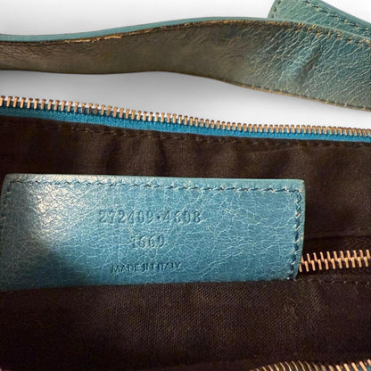 Balenciaga - Blue Leather Shoulder Bag