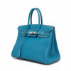 Hermès - Birking 35 Blue Leather Bag