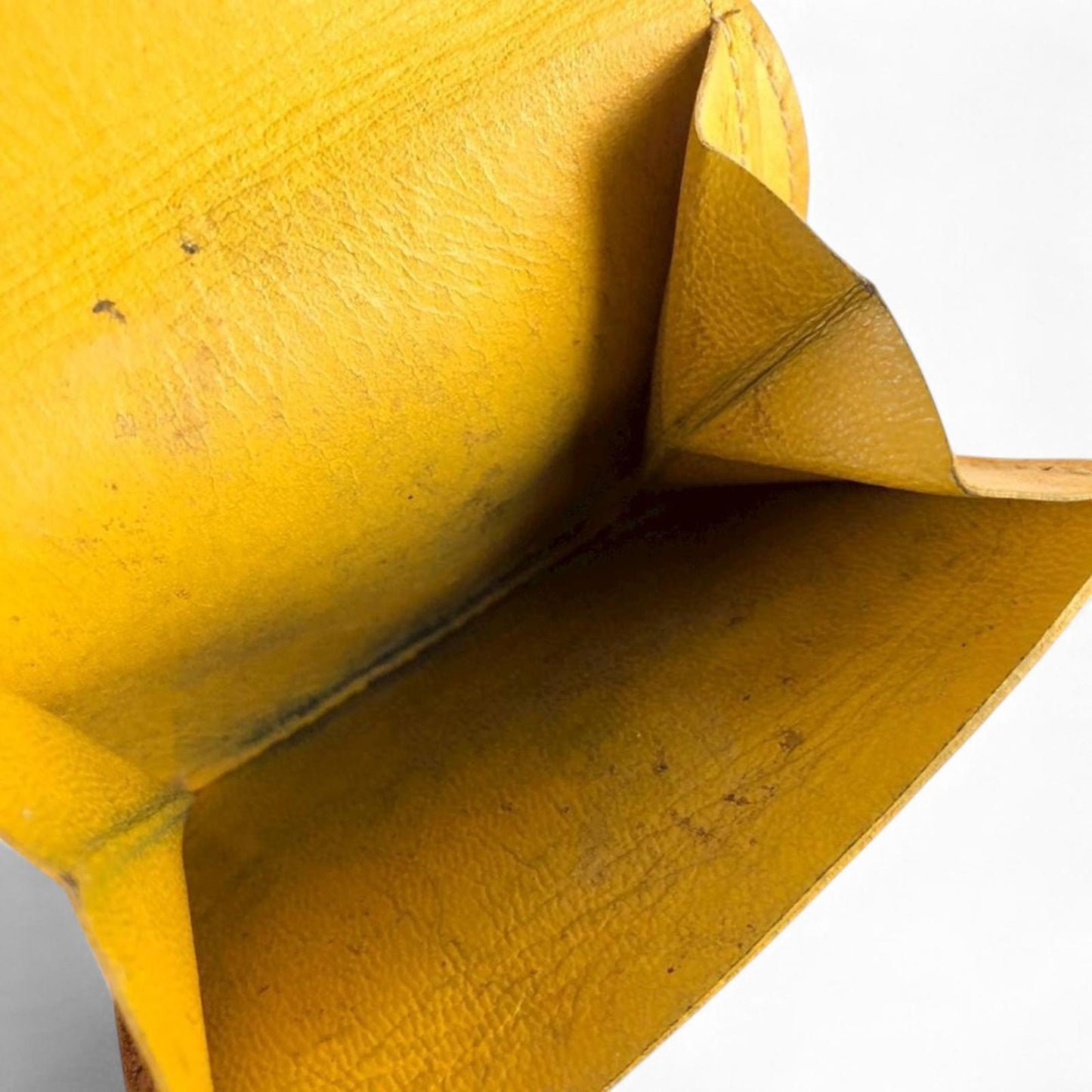 Goyard - Yellow Patterned Leather Wallet