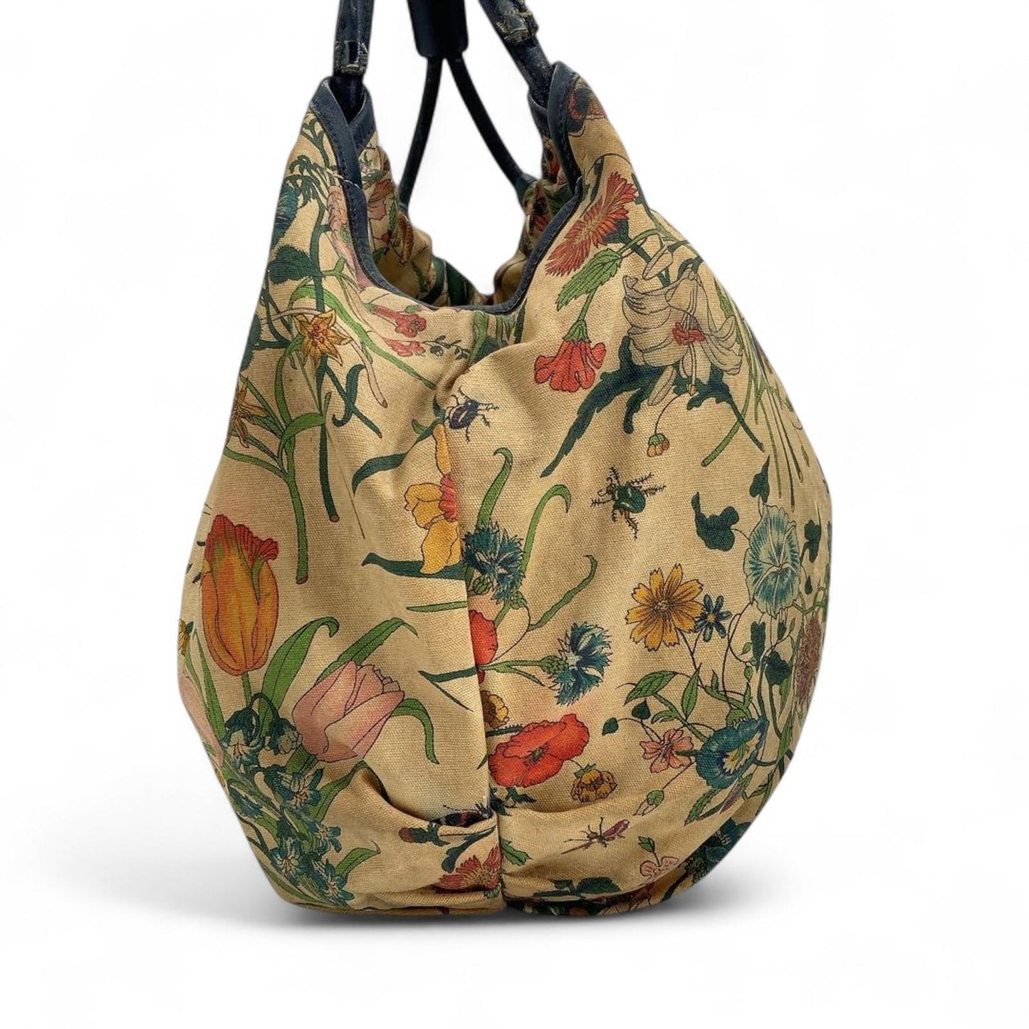 Gucci - Floral Print Hobo Shoulder Bag