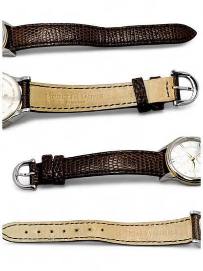Maurice Lacroix - Classic Brown Leather Strap Watch