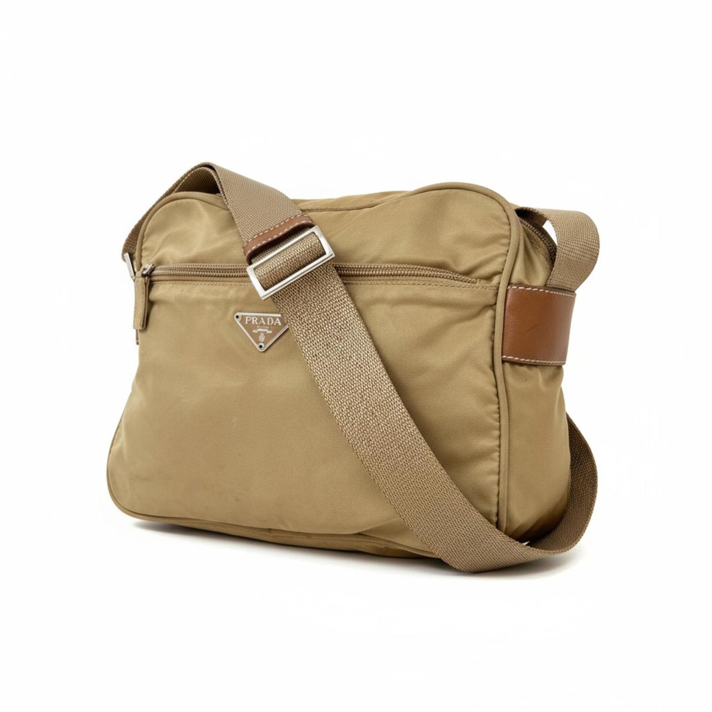 Prada - Satchel Crossbody Beige Shoulder Bag