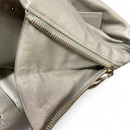Balenciaga - Classic Silver Leather Tote Bag