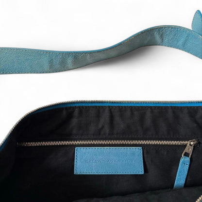 Balenciaga - Blue Leather Shoulder Bag