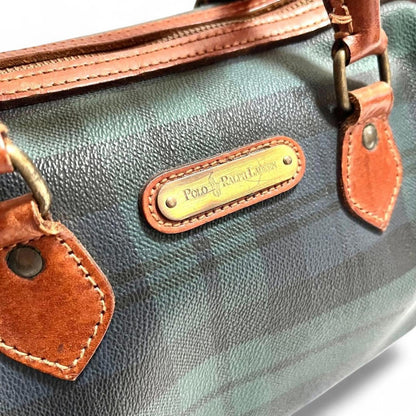 Polo Ralph Lauren - Classic Tartan Leather Handle Handbag