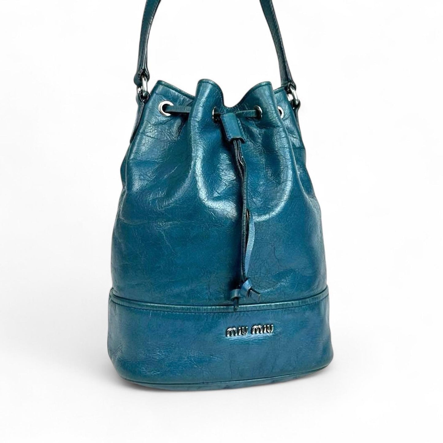 Miu Miu - Bucket Leather Shoulder Bag