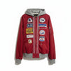 Hysteric Glamour - Bomber Jacket with Hood and Patches