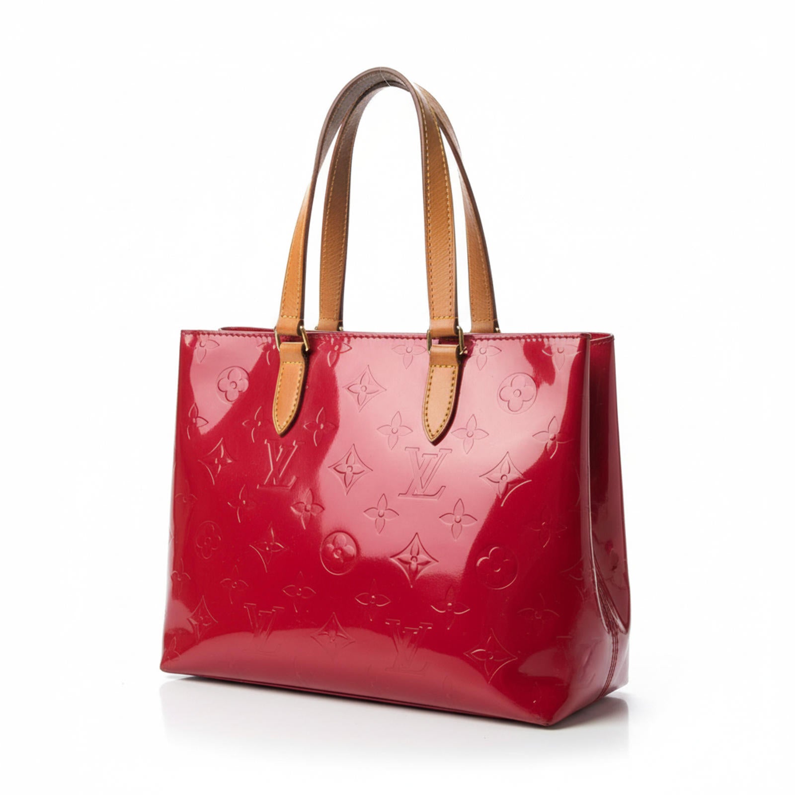 Louis Vuitton - Vernis Leather Red Tote Bag