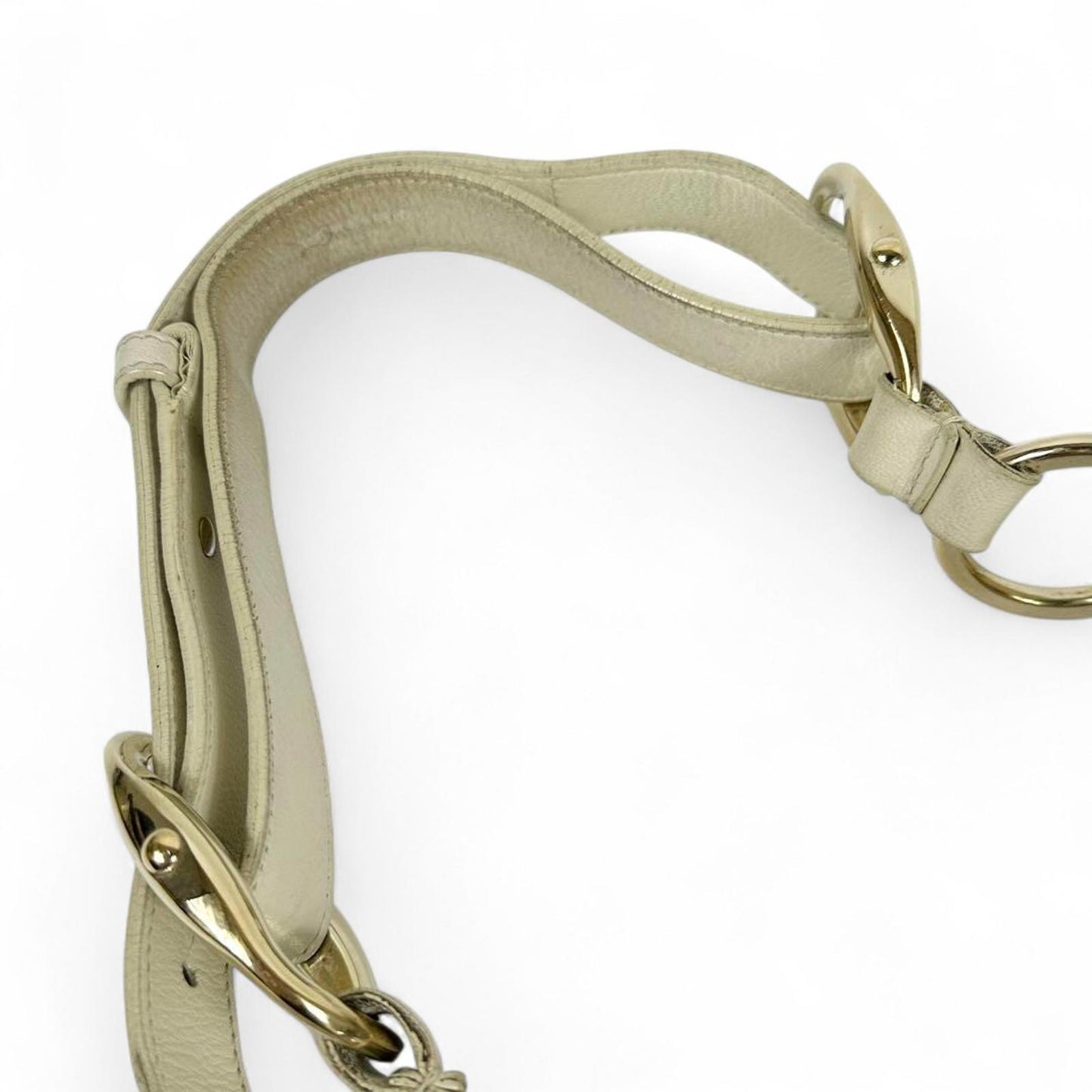 Yves Saint Laurent - Women's Ruffled Leather Handbag