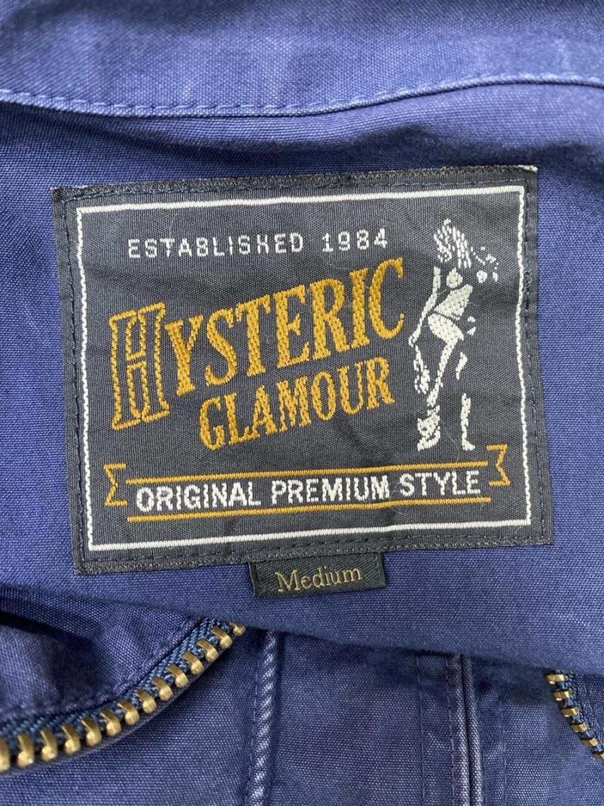 Hysteric Glamour - Navy Blue Menswear Zip-Up Outerwear