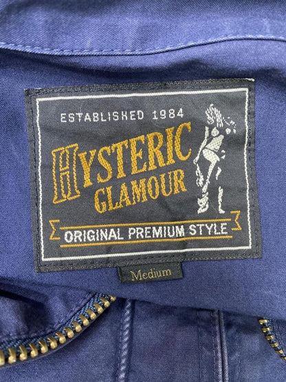 Hysteric Glamour - Navy Blue Menswear Zip-Up Outerwear