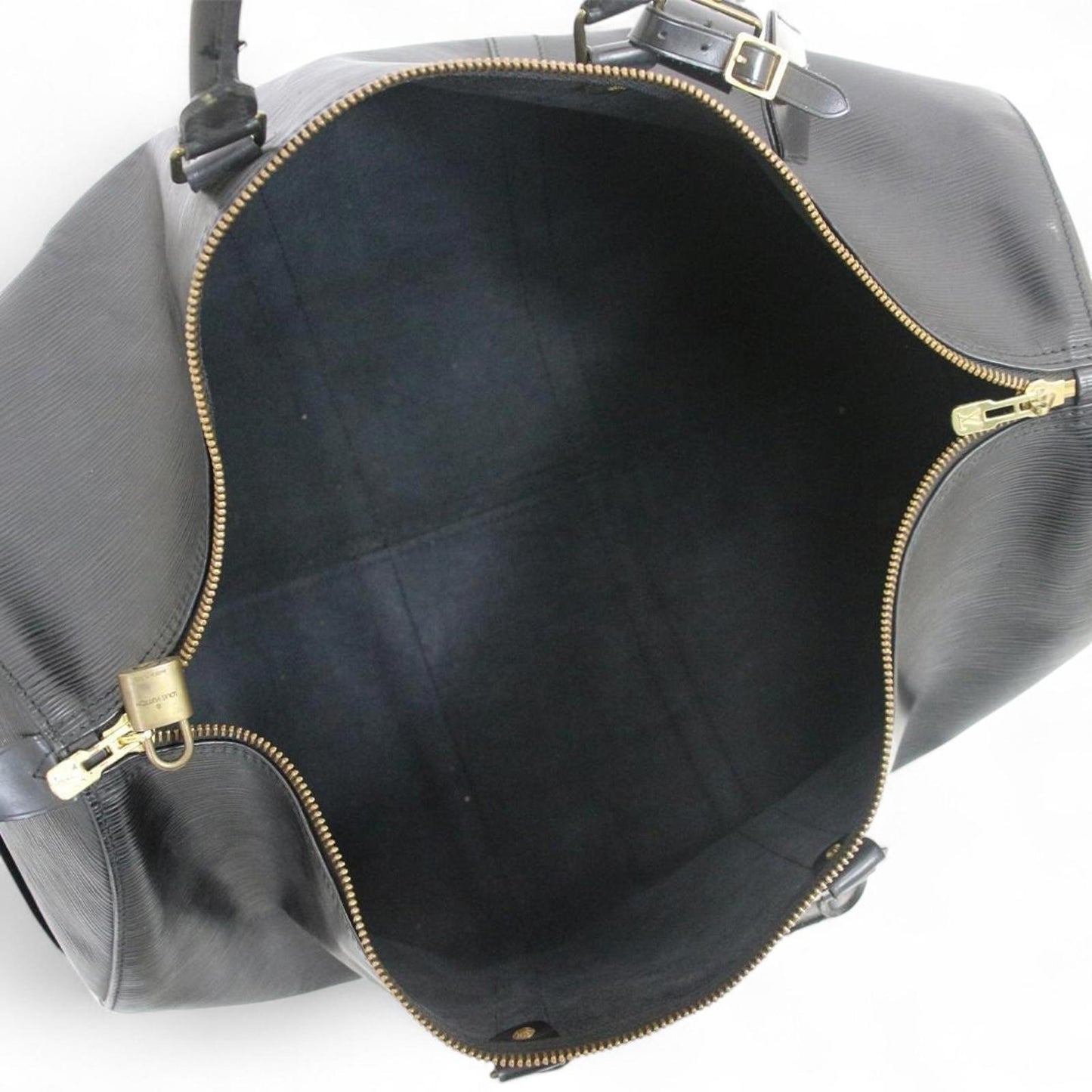 Louis Vuitton - Black Epi Leather Travel Bag