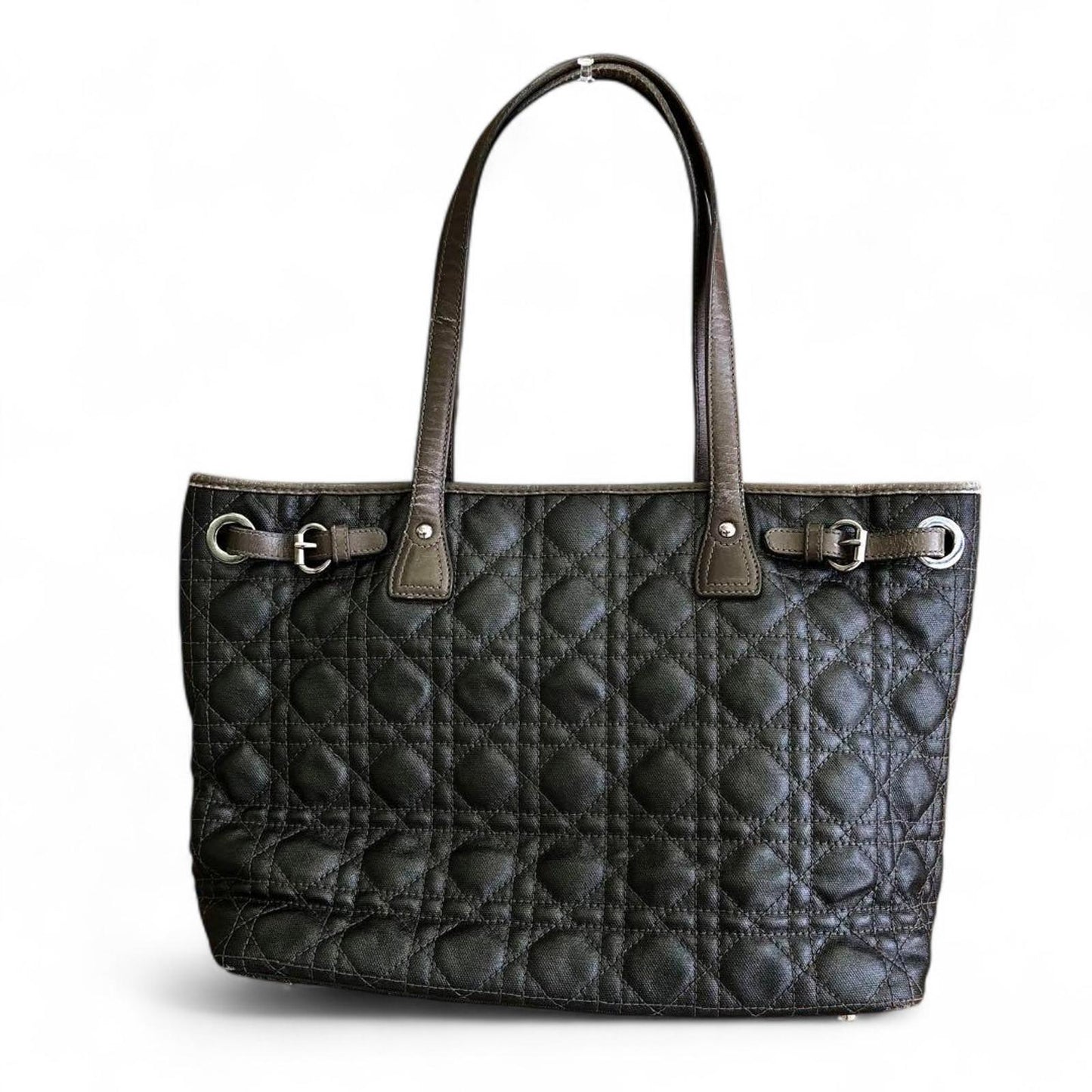 Christian Dior - Black Quilted Leather Tote Bag
