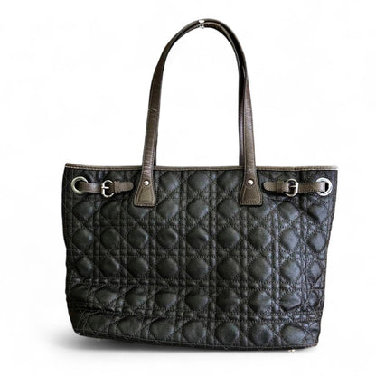 Christian Dior - Black Quilted Leather Tote Bag